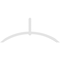 Ekena Millwork Archdale Architectural Grade PVC Gable Bracket, 96"W x 40"H x 2"D x 4"F, 10/12 Pitch GBP096X40X0204ARC00 - alternate 4
